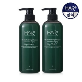 Ofresh Deep Herbal Strong Shampoo 700mlX2 Hair Loss Symptoms Relief Oily Scalp Care Cooling / 오프레시 딥 허벌 스트롱 샴푸 700mlX2개 탈모증상완화지성두피케어쿨링