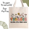 TRUMPETIC Teachers Helping Little Minds Grow Tote bags for Teachers,