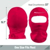 UNCO- Balaclava Face Mask, Red Ski Mask for Men &