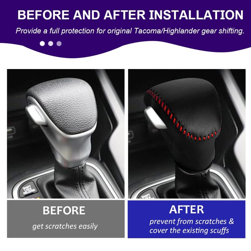 DEYTOP Gear Shift Cover for Kia Soul 2023-2020 Gear Knob