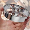 Zorfeter 2 Pack Stainless Steel Donut Cutter, Professional Baking Tool