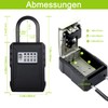 ZHEGE Key Cabinet with Number Code, Key Safe Outdoor, 4-Digit