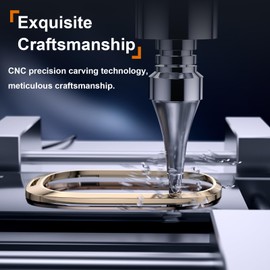 YUBOMT Key Fob Cover for Honda Aluminium Alloy Car Key Case with Key Ring for 2022 2023 Honda Accord Civic CRV HRV Pilot Sport SI EX EXL,Gold