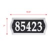 Nite Bright Ashland Reflective Address Numbers Sign