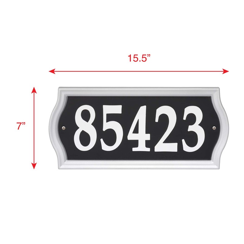 Nite Bright Ashland Reflective Address Numbers Sign