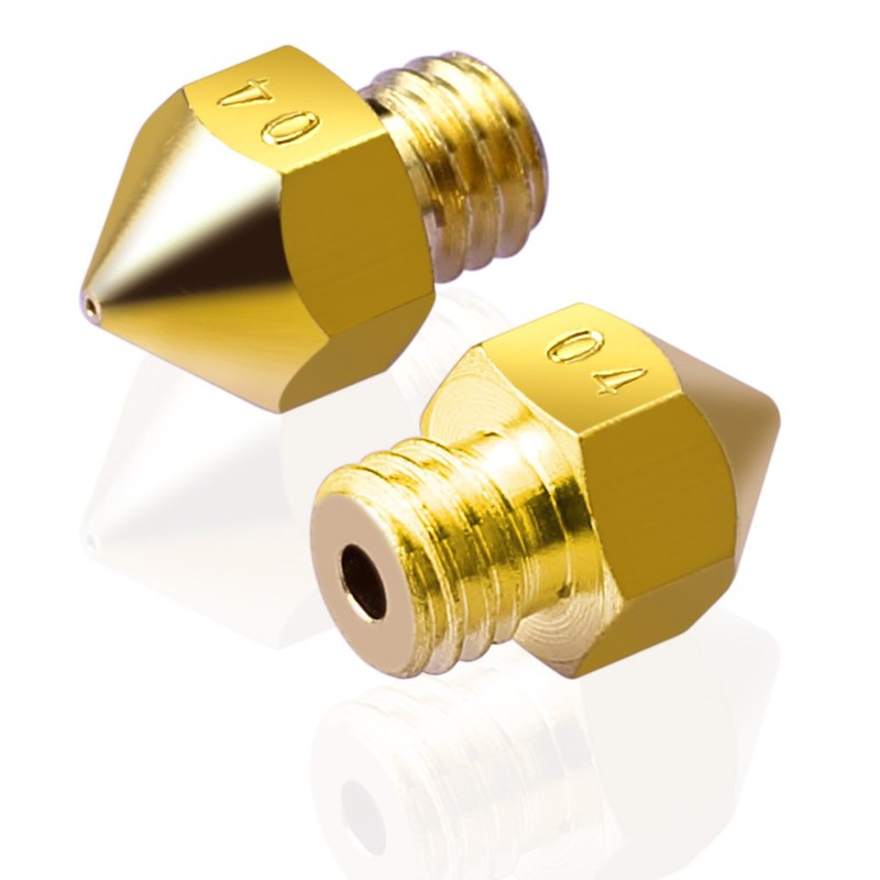 Sienoc 3D Extruder Nozzle 0.4 mm Brass Extruder Nozzle Print