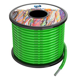 3.3mm² 12awg Silicone Electrical Wire Cable Green 30FT 12 Gauge Hookup Wires kit Stranded Tinned Copper Wire Flexible and Soft High Temperature Resistance