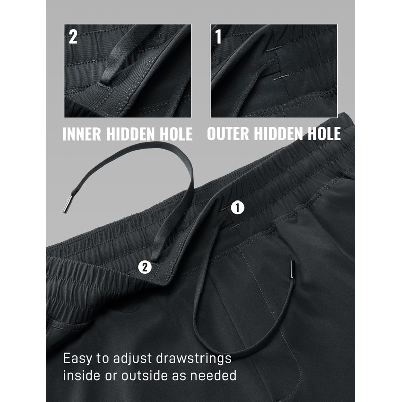 CRZ YOGA Pantalones Cortos de Entrenamiento de Secado rápido para