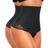 Werena Tummy Control Thong Shapewear For Women Seamless High Waist