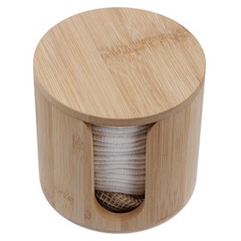 Baluue 1 Set of Natural Bamboo Fiber Face Wipes Reusable Makeup Cleaning Pads Gentle Soft for Daily Use