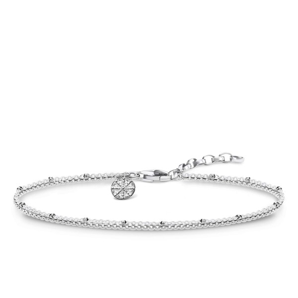 Thomas Sabo KA0007-001-21-L19v Unisex Karma Wheel Bracelet 925 Sterling Silver