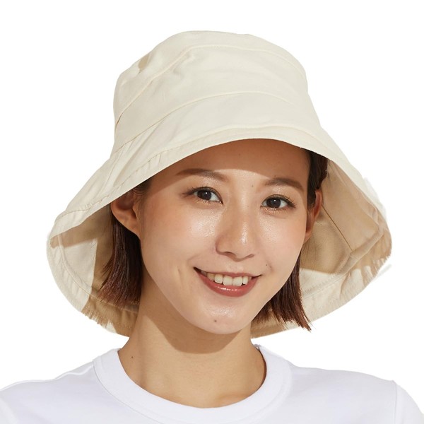 mujina Women's UV Protection Hat, Sun Protection, Wide Brim Hat,
