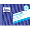 Avery Zweckform 333 Quittung MwSt. separat ausgewiesen, DIN A6, fälschungssicher,