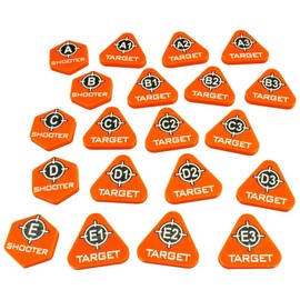 LITKO Multi-Target Token Set Compatible with Battletech | Compatible with Battletech | Alpha Strike | Battleforce | 20 Pack