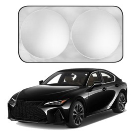 SZYUCHEN Car Windshield Sun Shade Sunshade Compatible With Lexus IS IS250 IS350 IS300 IS460 ES ES350 NX 300 350 200t 250 450h RC CT UX IS Couple Accessories, Foldable Car Front Window Sun Shield Visor