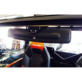 16.5" Extra Wide Panoramic Rear View Mirror for 2013+ Polaris Ranger 900XP w/Lock n Ride cab (NOT FOR ROUND ROLL BAR or PRO-FIT UNITS.)