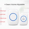 Wireless Doorbell Receiver Transmitter Battery Powered Simple Outside Waterproof Intelligent