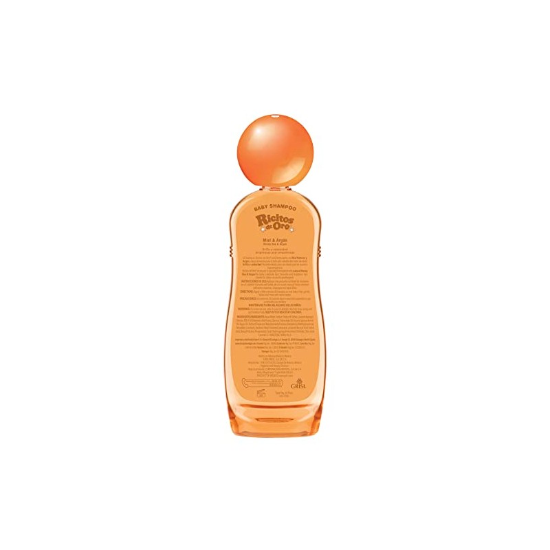 Ricitos de Oro Shampoo, Miel, color naranja, 250 ml