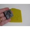 Mushroom stamp for pottery or soaps