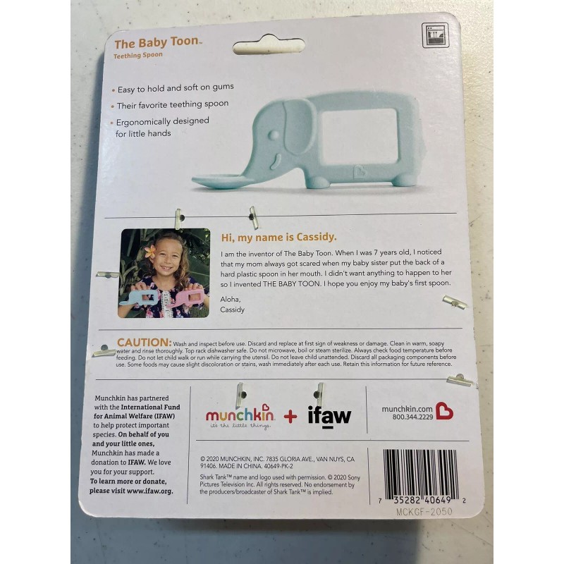 Munchkin The Baby Toon Teething Spoon New SKU A2