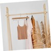 Outanaya 2pcs Space Saving Non Slip Wood Hanger for Closet
