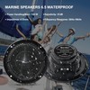 Herdio Marine Radio and Speakers Set Compatible with Bluetooth, Marine