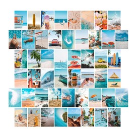 Anguxer 50 Pieces Wall Collage Kit Aesthetic, Aesthetic Postcards, Aesthetic Postcards, Wall Collage Set