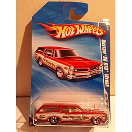 Hot Wheels 2010 City Works 03/10 RED and White City FIRE Department Custom '66 GTO Wagon