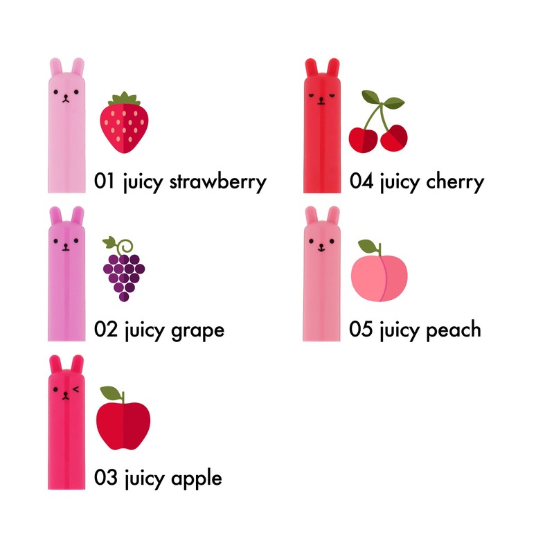 TONYMOLY Petit Bunny Lip Gloss 3 Pack – Easter Basket