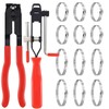 Rierousy 14 Pieces Axle Boot Tool Ear Clamp Pliers Kit,
