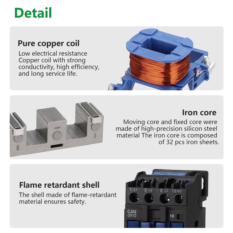Wengart AC contactor CJX2-0910, AC24V 4NO improve your industrial performance