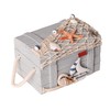 Wooden Sailor Chest in Maritime Look (14.8 x 10 x