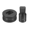 sourcing map Hydraulic Hole Punch Die Φ14×20mm Slot Hole 40Cr