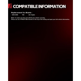 Torchbeam Rear Struts Amortiguadores Traseros Shocks Absorber Replacement for Acura TSX 2004-2008 172324 * 2