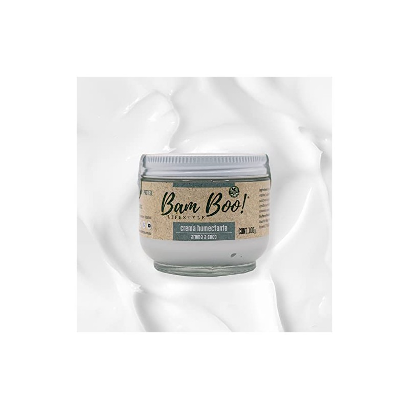 Crema Humectante Natural Aroma a Coco para Cara y Cuerpo