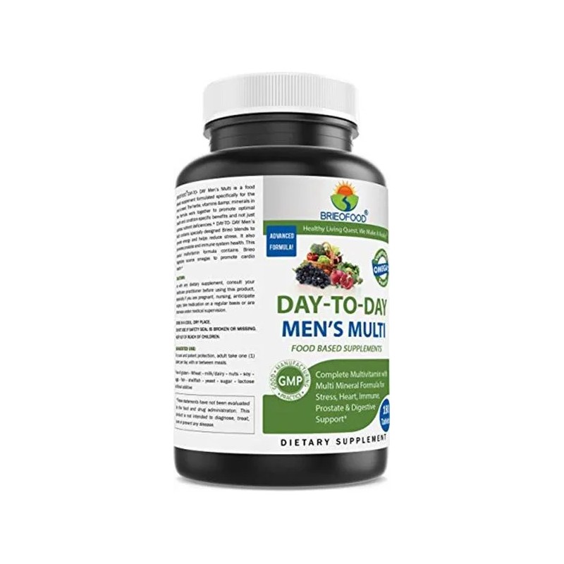 Brieofood Multivitamínico Diario Hombres 180 Tabletas