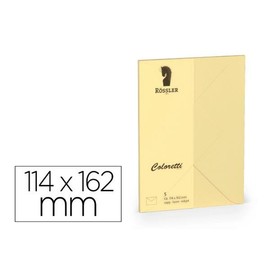 Rossler Papier Envelopes 220705519 Brown Paper 114 x 162 mm