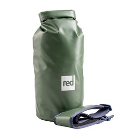 Red Original Waterproof Roll Top Dry Bag 10L with Shoulder Strap– Completely Submergible, Puncture-Resistant, for Paddleboarding, Swimming, Kayaking - Forest Green