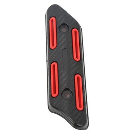 Exhaust Pipe Thermal Protector, Exhaust Pipe Thermal Protector Universal Stylish Wearproof for Motorcycles for Scooters (Red)
