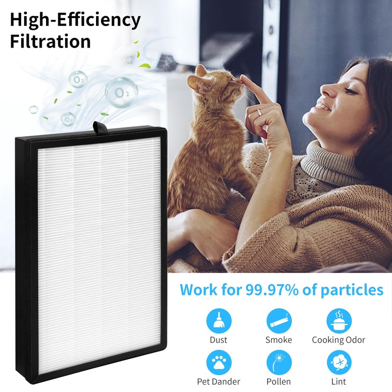 Breabetter 2-Pack H05 Replacement Filter Compatible with HIMOX H05 Purifier