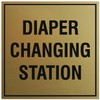 Signs ByLITA Square Diaper Changing Station Sign - Easy Installation