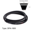 sourcing map SPA1800 V-Belt Drive Belt 1800 mm Pitch Length