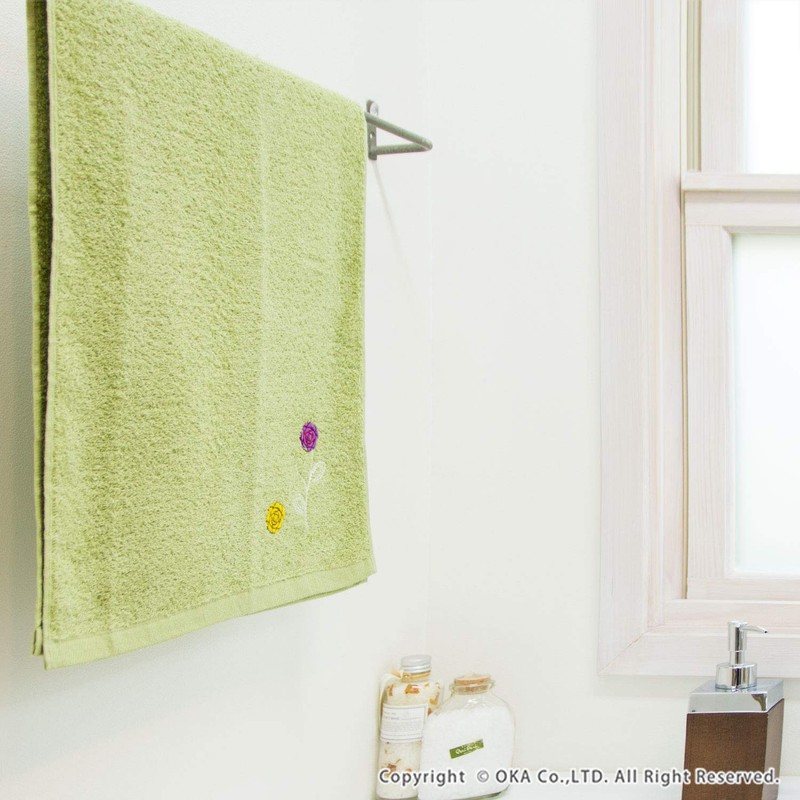 OKA Etoffe Face Towel, Approx. 30.3 x 13.4 Inches (77