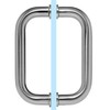 Dynasty Hardware 6" Back to Back Tubular Shower Door Pull
