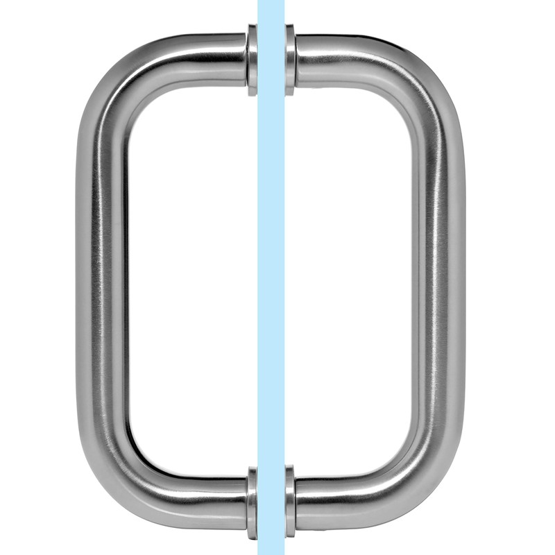 Dynasty Hardware 6" Back to Back Tubular Shower Door Pull