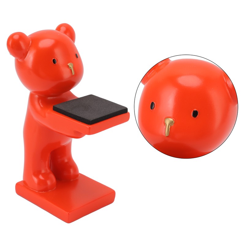 Bear Watch Stand Handcrafted Three Dimensional Modern Style Resin Watch