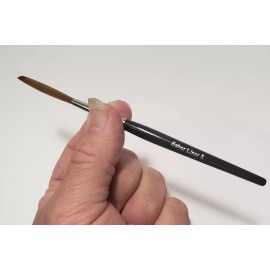 Andrew Mack / Von Dago "Pro-Series" / Kafka PROFESSIONAL *PRO SERIES* #8 Lettering Long Hair Quill Brush by Von Dago