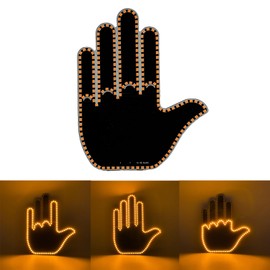 Gesture Lights for Car, Car Indicator Lights with Road Partner Gesture Signals, Accessories with Remote Control to Express One's Emotions (3 Mode)