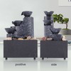 Zeafree Home Office Desktop Small Fountain Lucky Flowing Water Ornaments