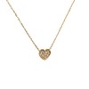 LuckyLy Collares de Mujer Oro 14k de Corazón con Zirconia